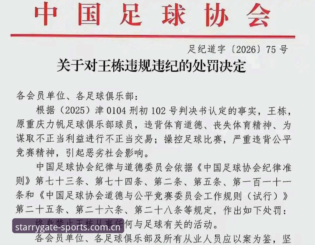 星空体育官方版动态手机版 星空体育平台解读足协第三批禁足令:全面了解事件影响与行业规范指南